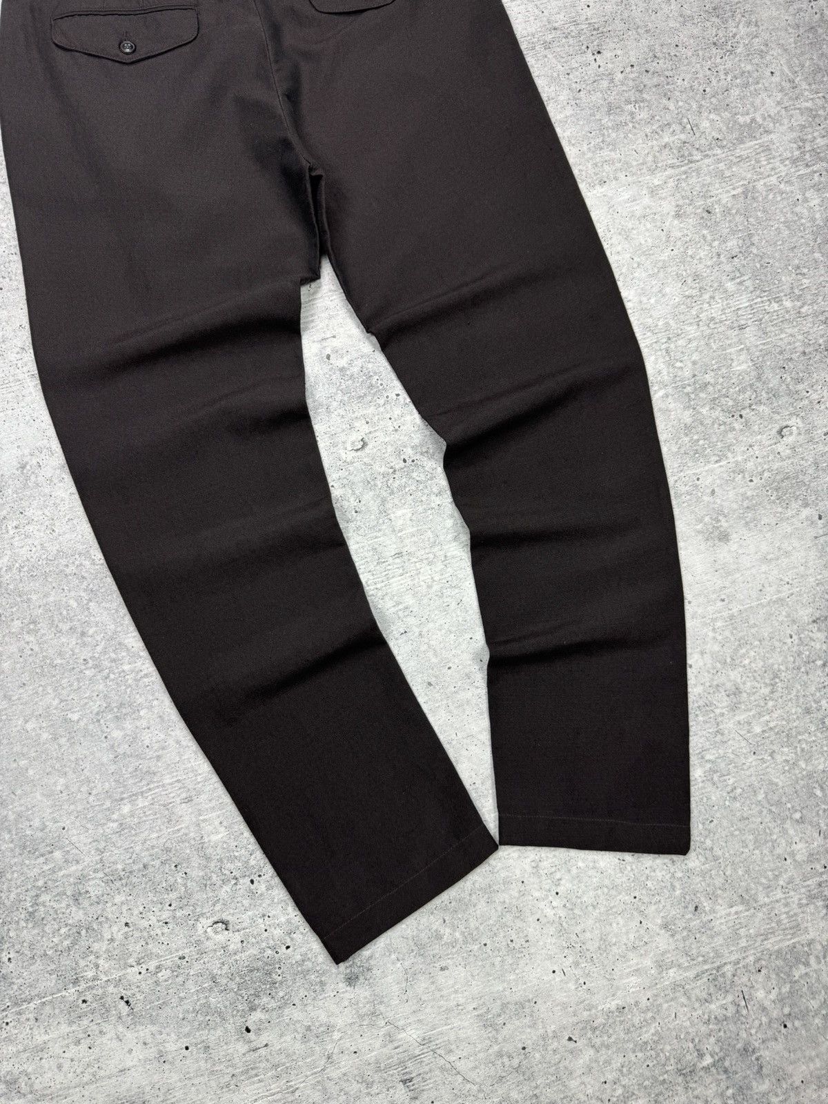 Burberry Vintage Burberry Brit Leather Pocket Tab Suit Pants Trousers Size US 32 / EU 48 - 20 Thumbnail
