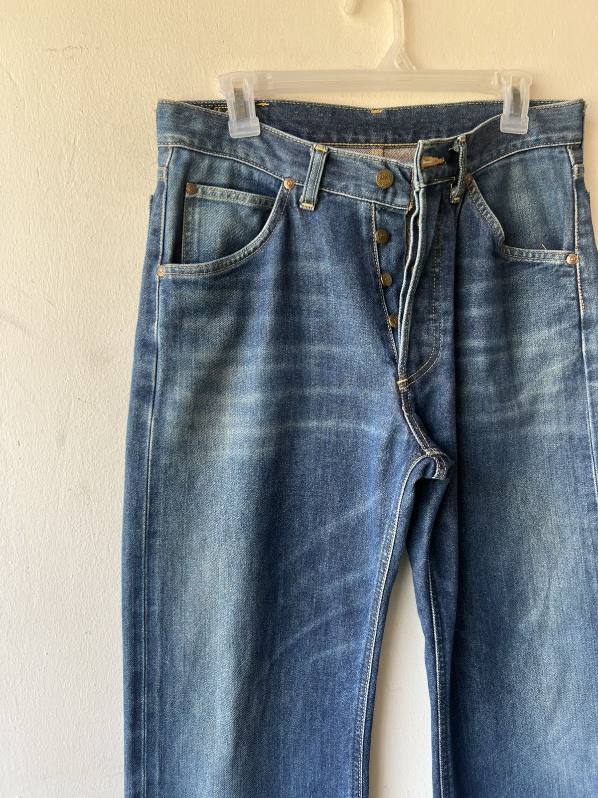 Lee Vintage 90s Lee Riders Sanforized Denim Selvedge Jeans Size US 31 - 10 Thumbnail