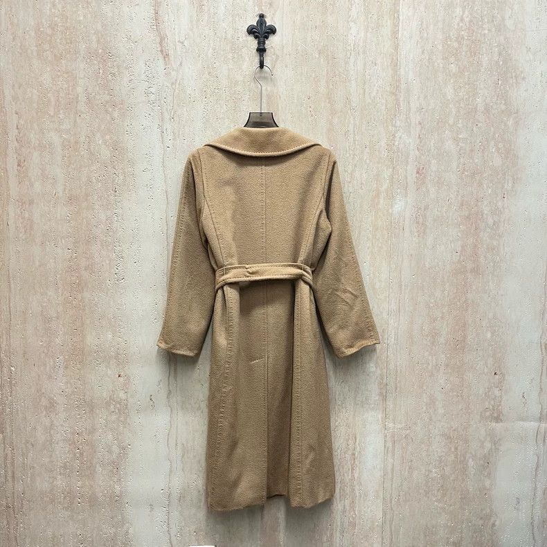 Max Mara Max Mara Camel water ripple camel hair belted coat/ Size M / US 6-8 / IT 42-44 - 2 Thumbnail