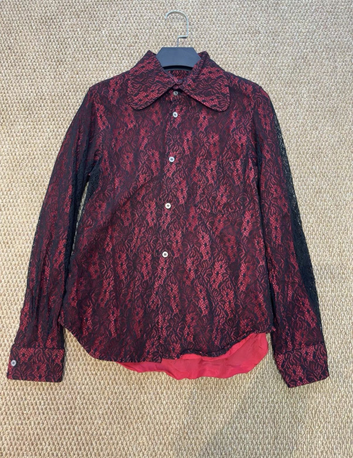 Comme des Garcons Comme des Garçons Main Line Lace Double Layer Shirt K23 Size XS / US 0-2 / IT 36-38 - 1 Thumbnail