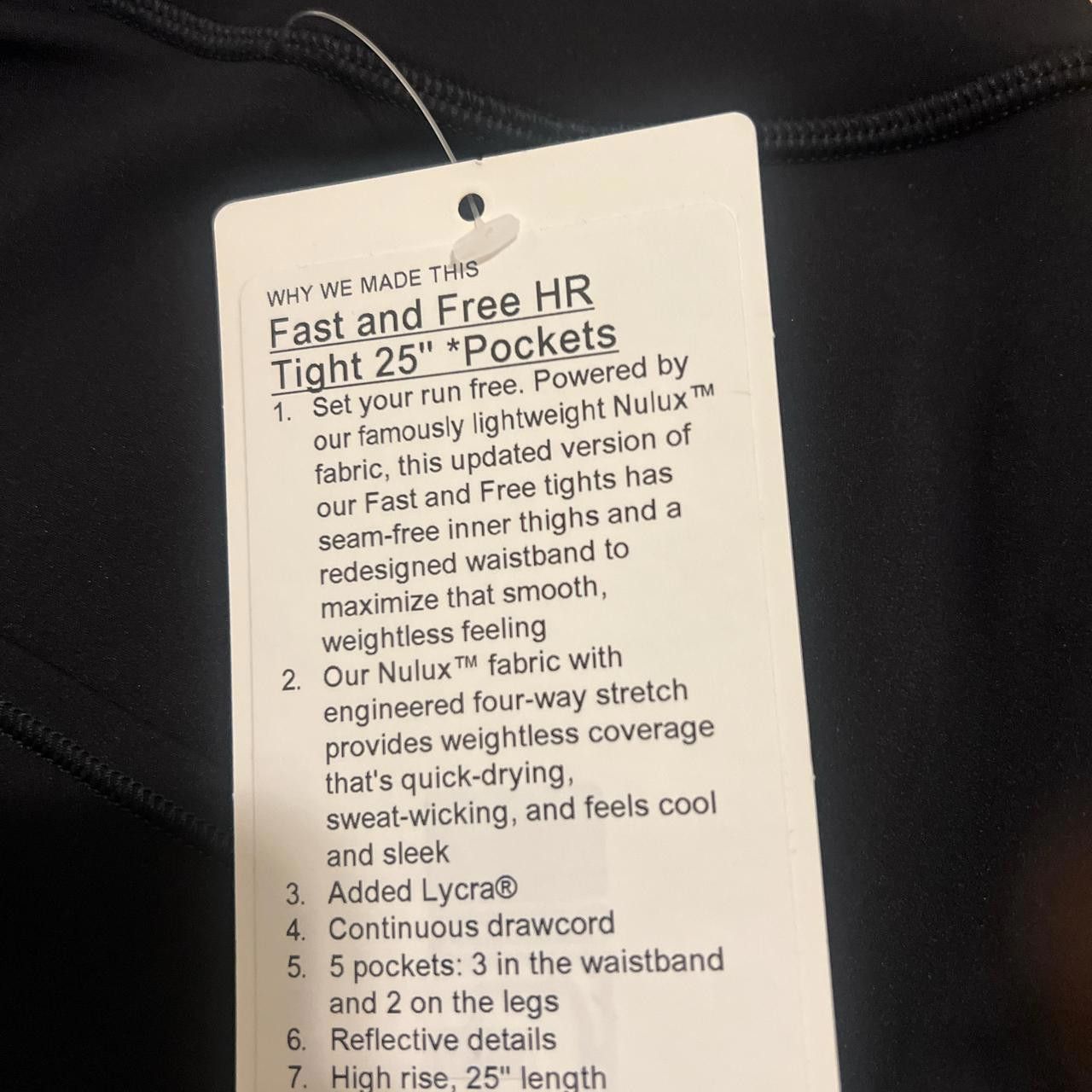 Lululemon Lululemon Women's Black Legging Size 28" / US 6 / IT 42 - 2 Thumbnail