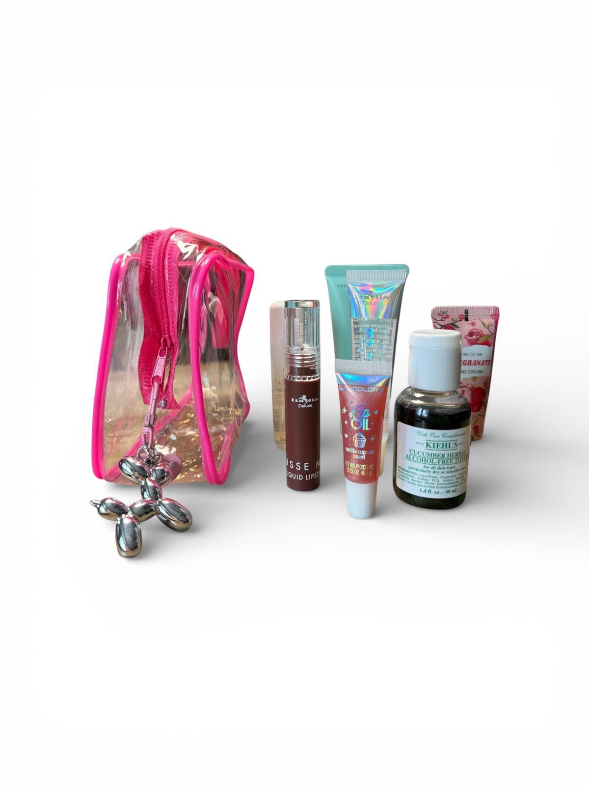 Other Assorted Skincare & Beauty Set with Clear Pink Cosmetic Bag | Grailed