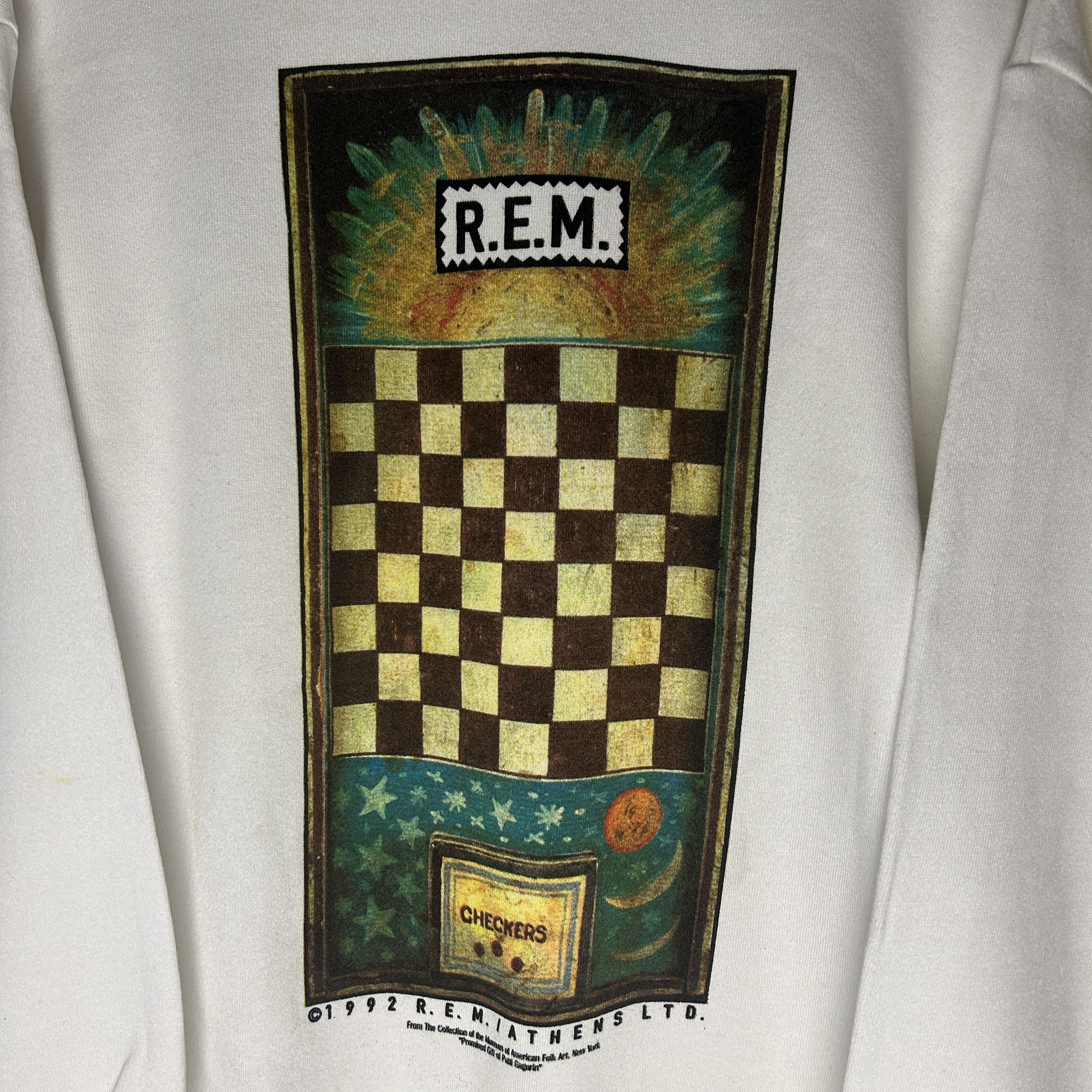 Band Tees Vintage R.E.M. Automatic For The People 1992 Sweatshirt Size US L / EU 52-54 / 3 - 3 Thumbnail