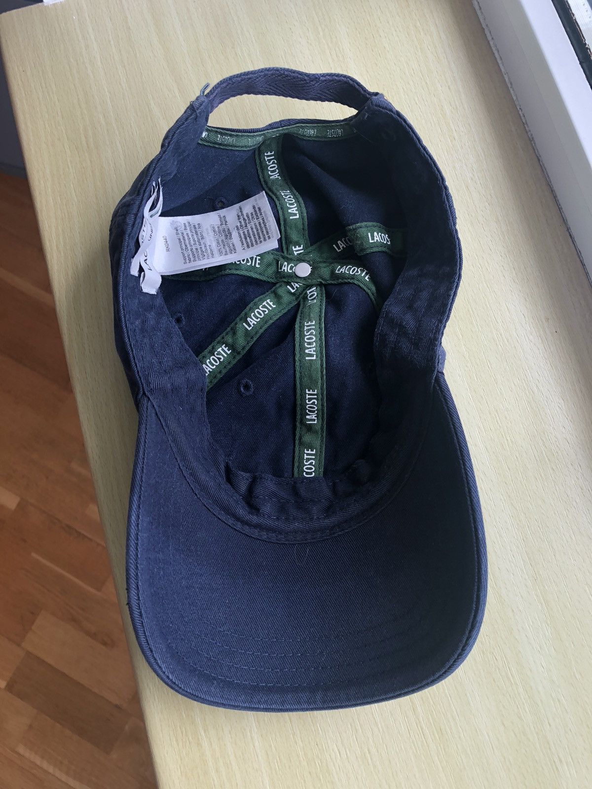 Lacoste LACOSTE VINTAGE WORKWEAR QUALITY HAT CAP Size ONE SIZE - 6 Thumbnail