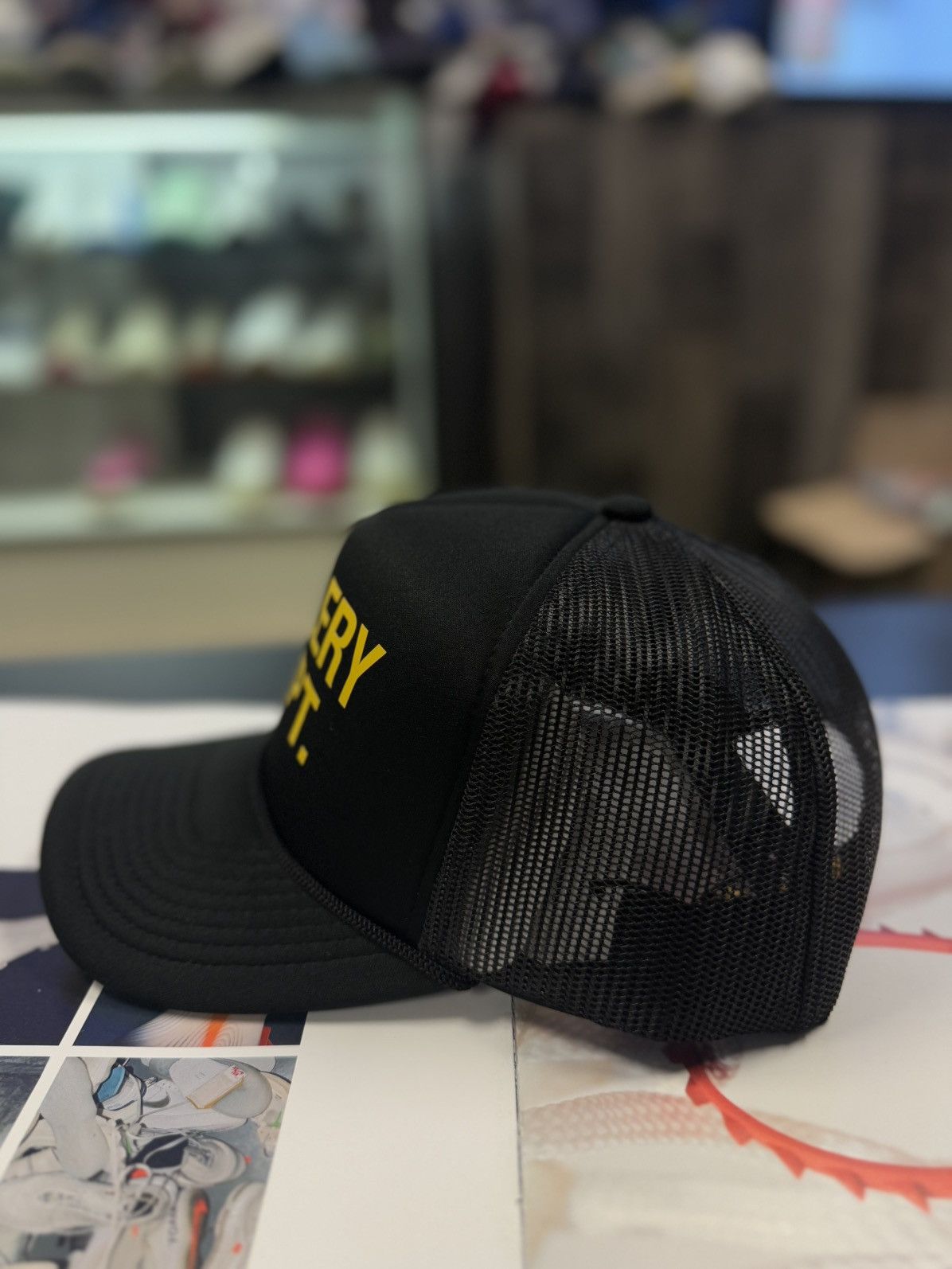 Gallery Dept. Gallery DEPT SnapBack Adjustable Hat Black Yellow (NEW) Size ONE SIZE - 7 Thumbnail