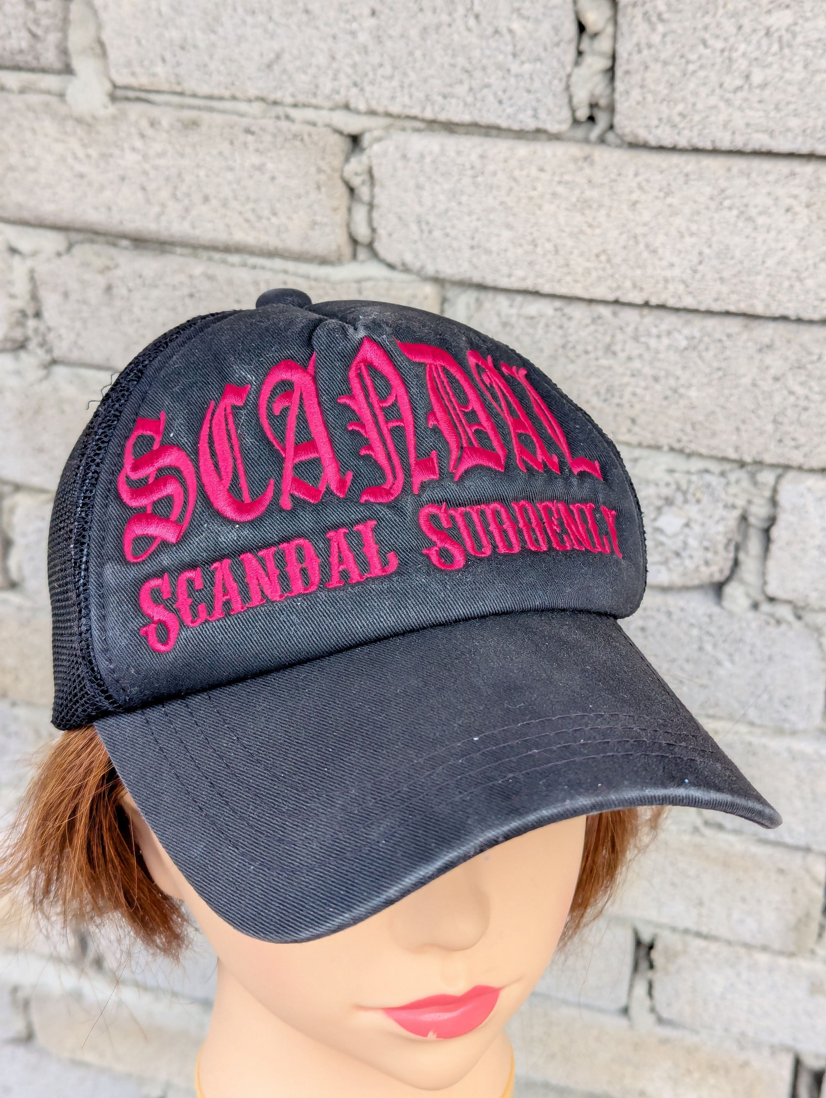 Japanese Brand Scandal Scandal Suddenly Japanese Rock Punk Band Trucker Hat Size ONE SIZE - 2 Thumbnail