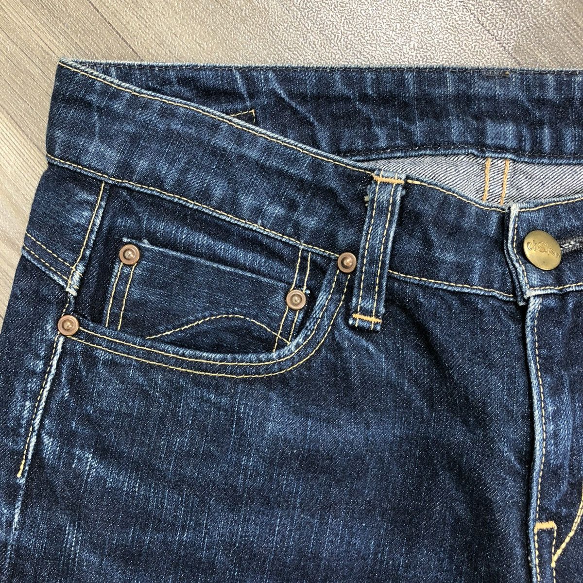 Japanese Brand × Orslow × Vintage 🇯🇵 Vintage OrSlow Japan Faded Blue Denim Women Jeans Size 27" / US 4 / IT 40 - 4 Thumbnail