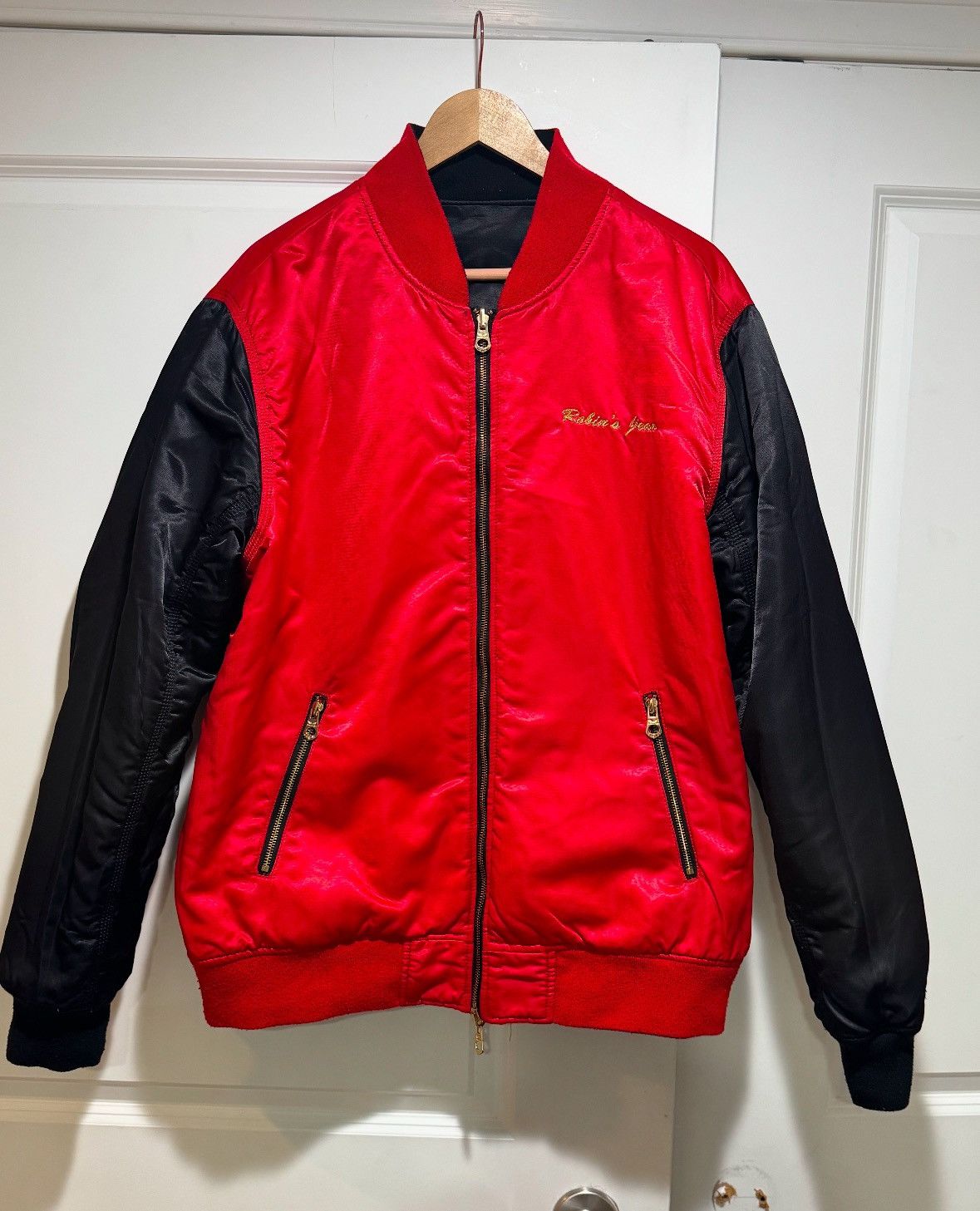 REVERSIBLE ROBIN JEANS BOMBER JACKET