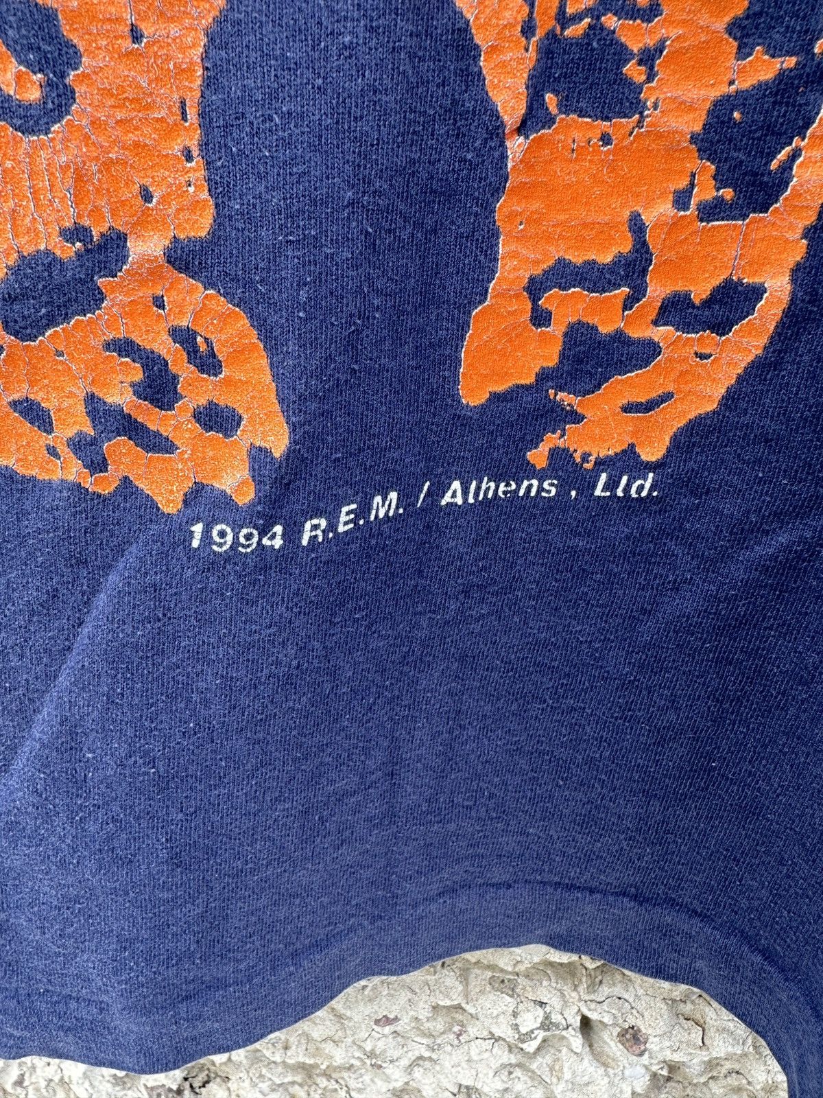 Band Tees Vintage 1994 90s Monster REM rock band tee T-shirt Size US L / EU 52-54 / 3 - 5 Thumbnail