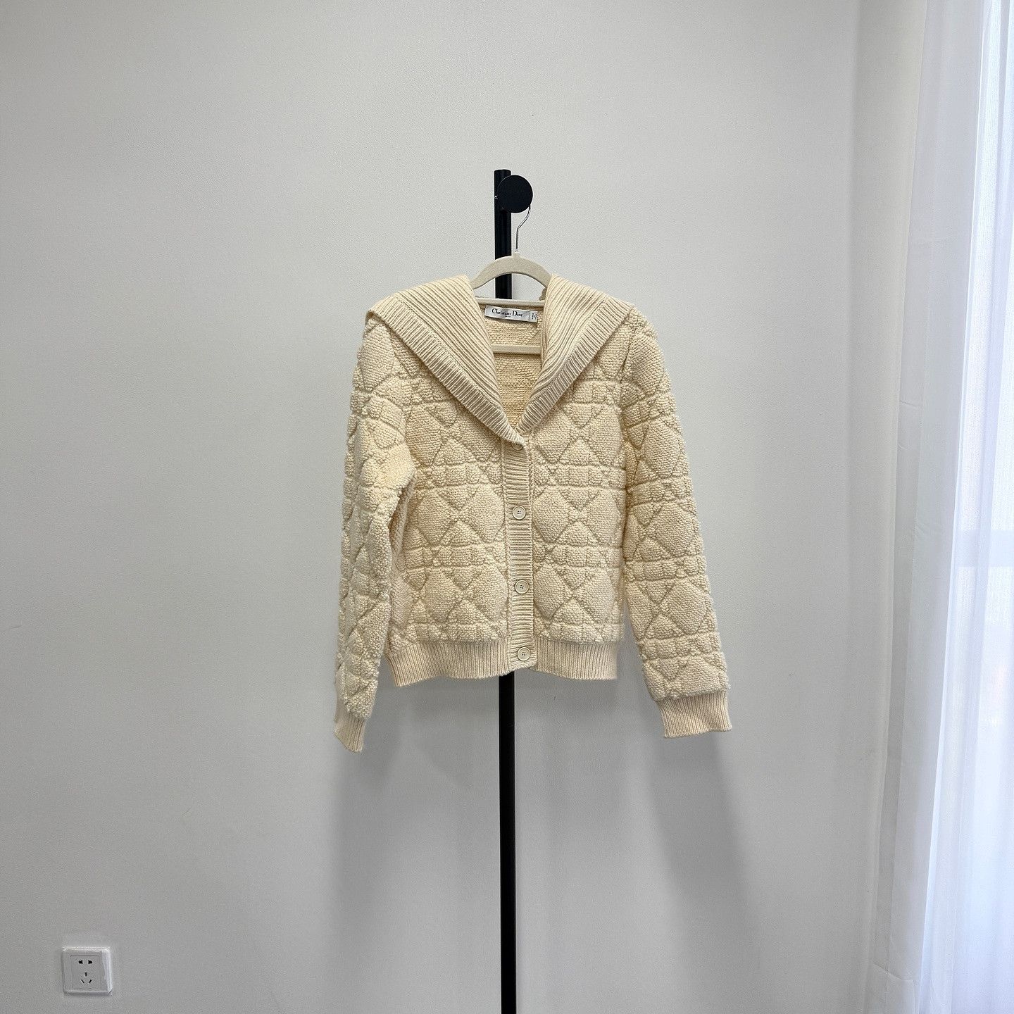 Dior Dior Cannage Knit Cardigan Size 38 Size S / US 4 / IT 40 - 1 Thumbnail