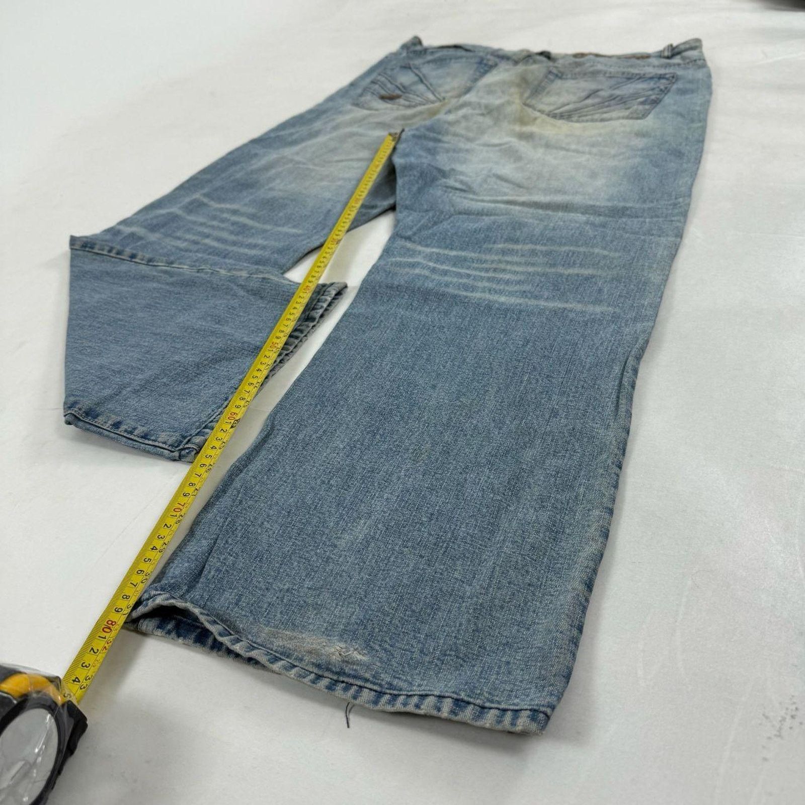 Akademiks × JNCO × Vintage Vintage y2k grunge archive baggy wide leg embroidered jeans Size US 42 / EU 58 - 3 Thumbnail