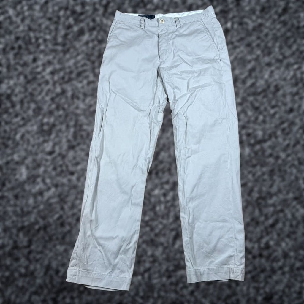 Polo Ralph Lauren VINTAGE Polo Ralph Lauren Preston Pants Mens 32x32 Khaki Straight Leg Classic Polo Ralph Lauren Andrew Chino USA 32 Beige Mens Size US XS / EU 42 / 0 - 1 Thumbnail