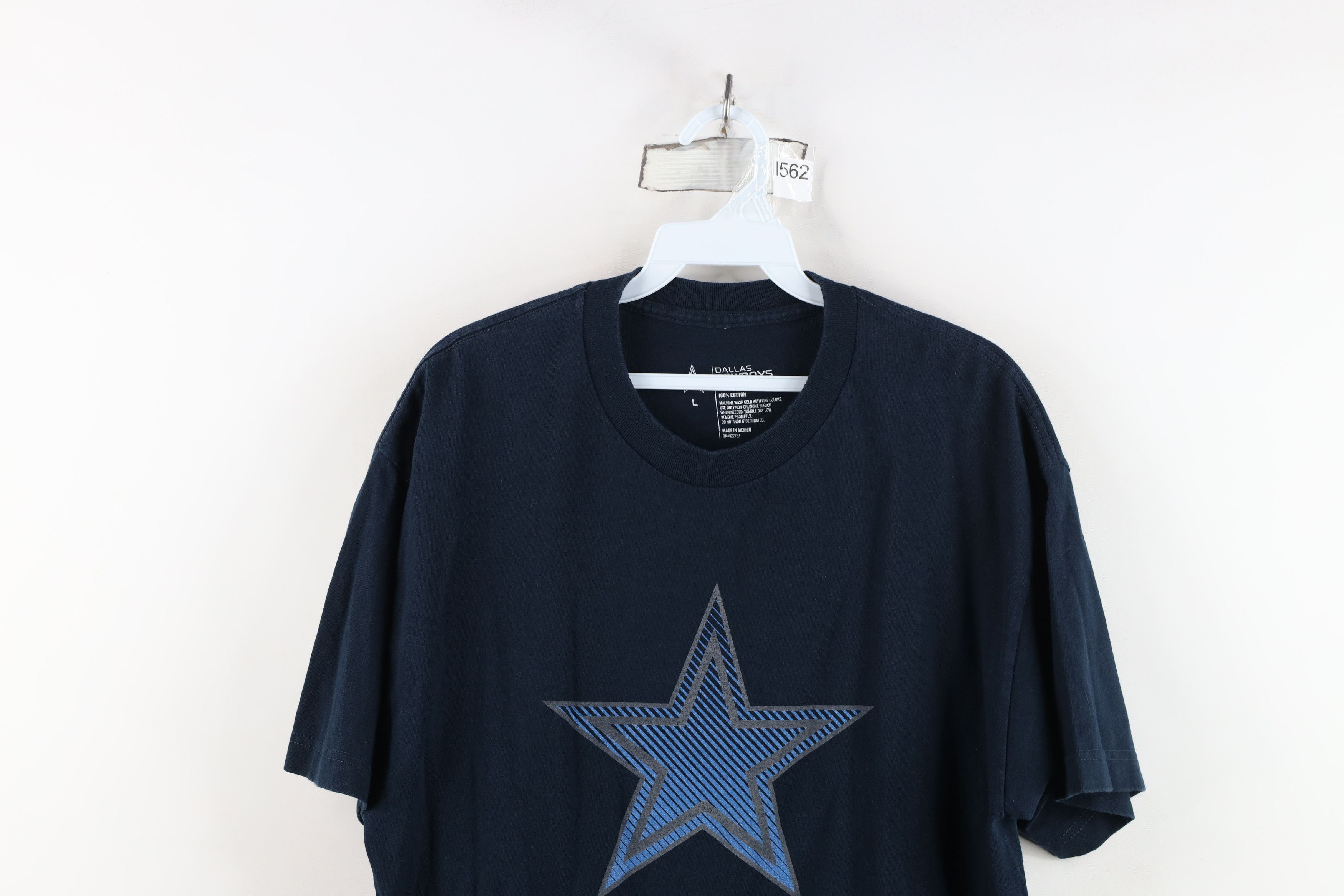 Vintage Y2K NFL Season Dallas Cowboys Football Short Sleeve T-Shirt Size US L / EU 52-54 / 3 - 2 Thumbnail
