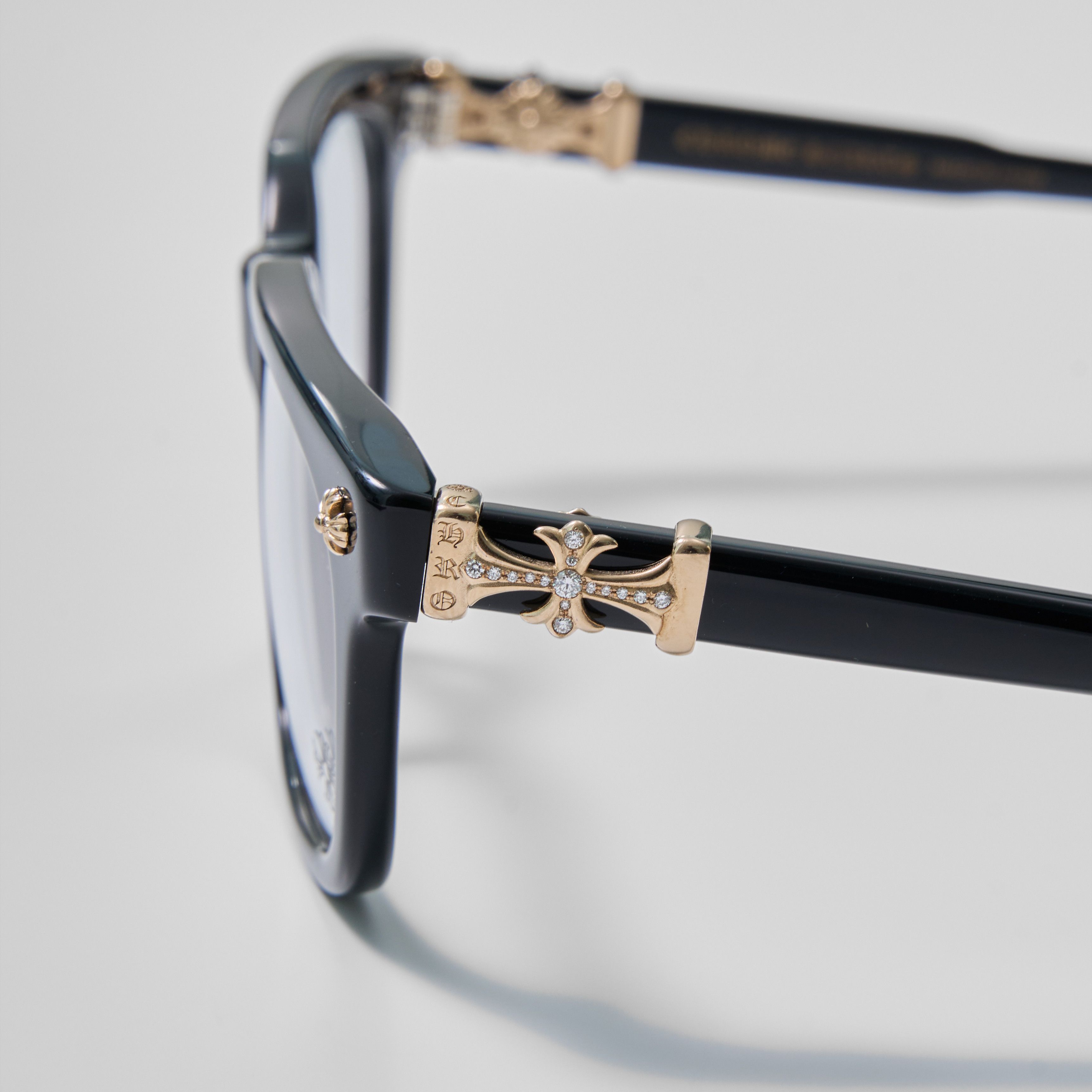 Chrome Hearts DIAMOND CHROME HEARTS COX UCKER BLACK/18KGP Size ONE SIZE - 4 Thumbnail