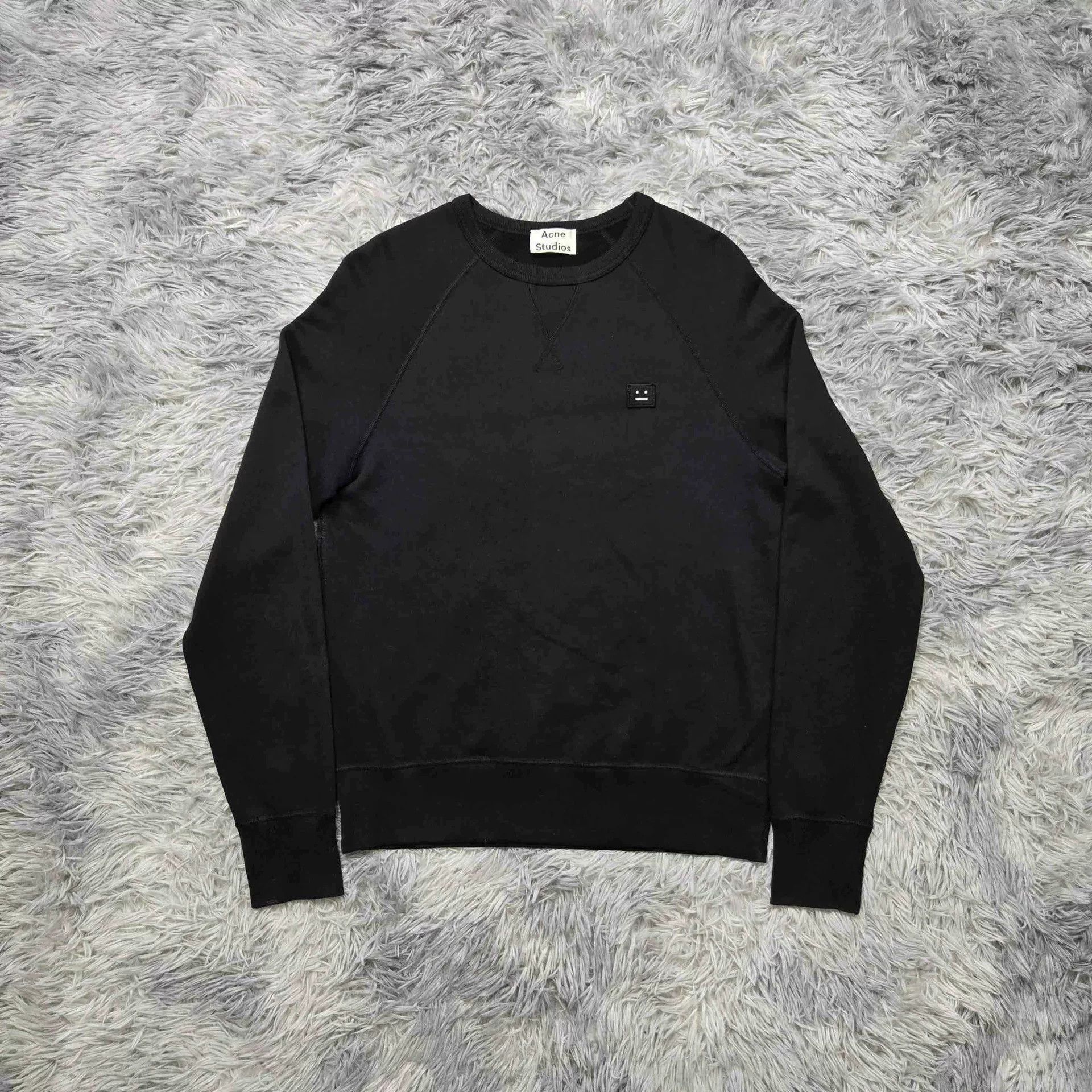 Acne Studios Acne Studios Black Sweatshirt Pullover Size US XXS / EU 40 - 1 Thumbnail