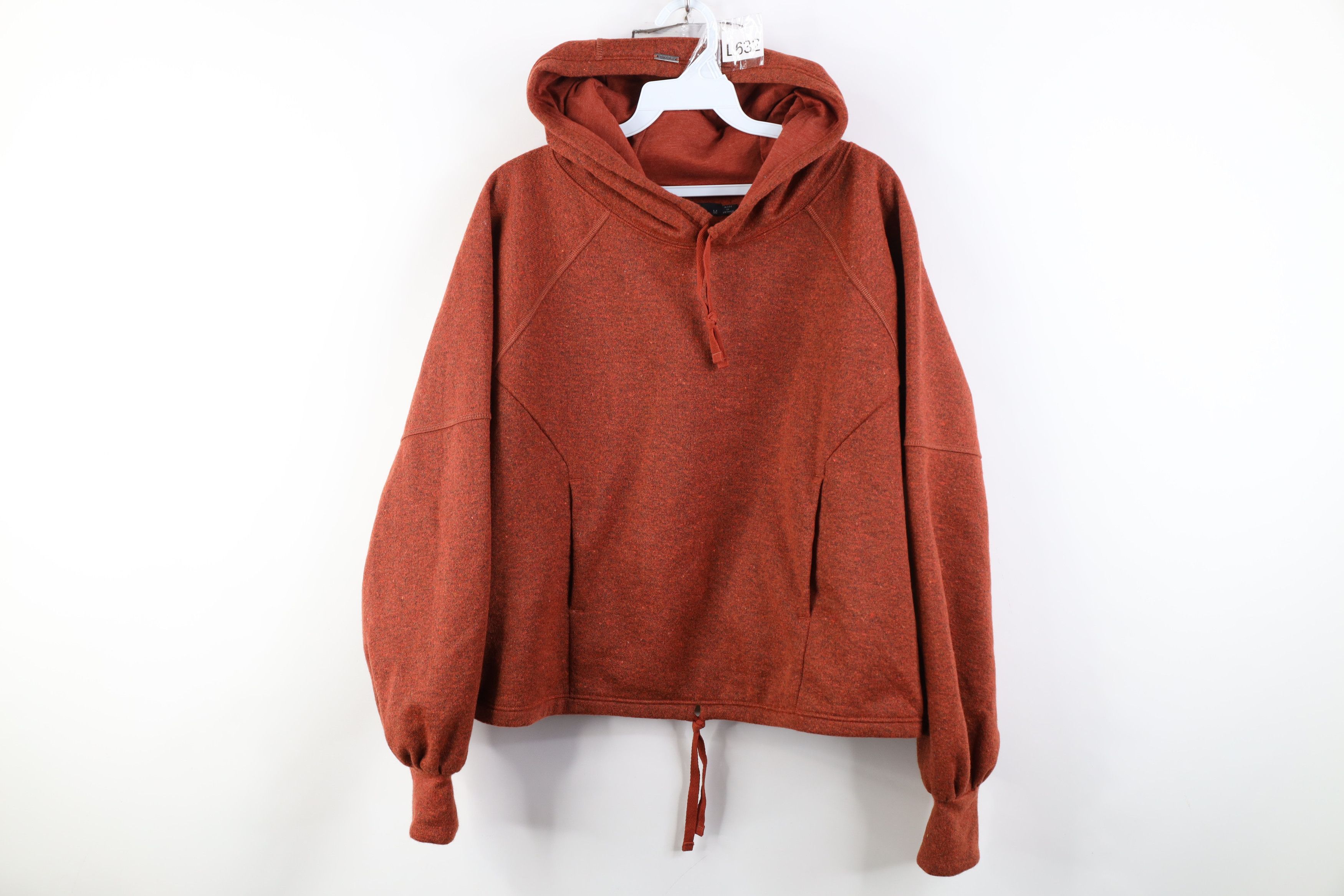 Prana prAna Breathe Boxy Oversized Cropped Hoodie Sweater Orange Size M / US 6-8 / IT 42-44 - 1 Thumbnail