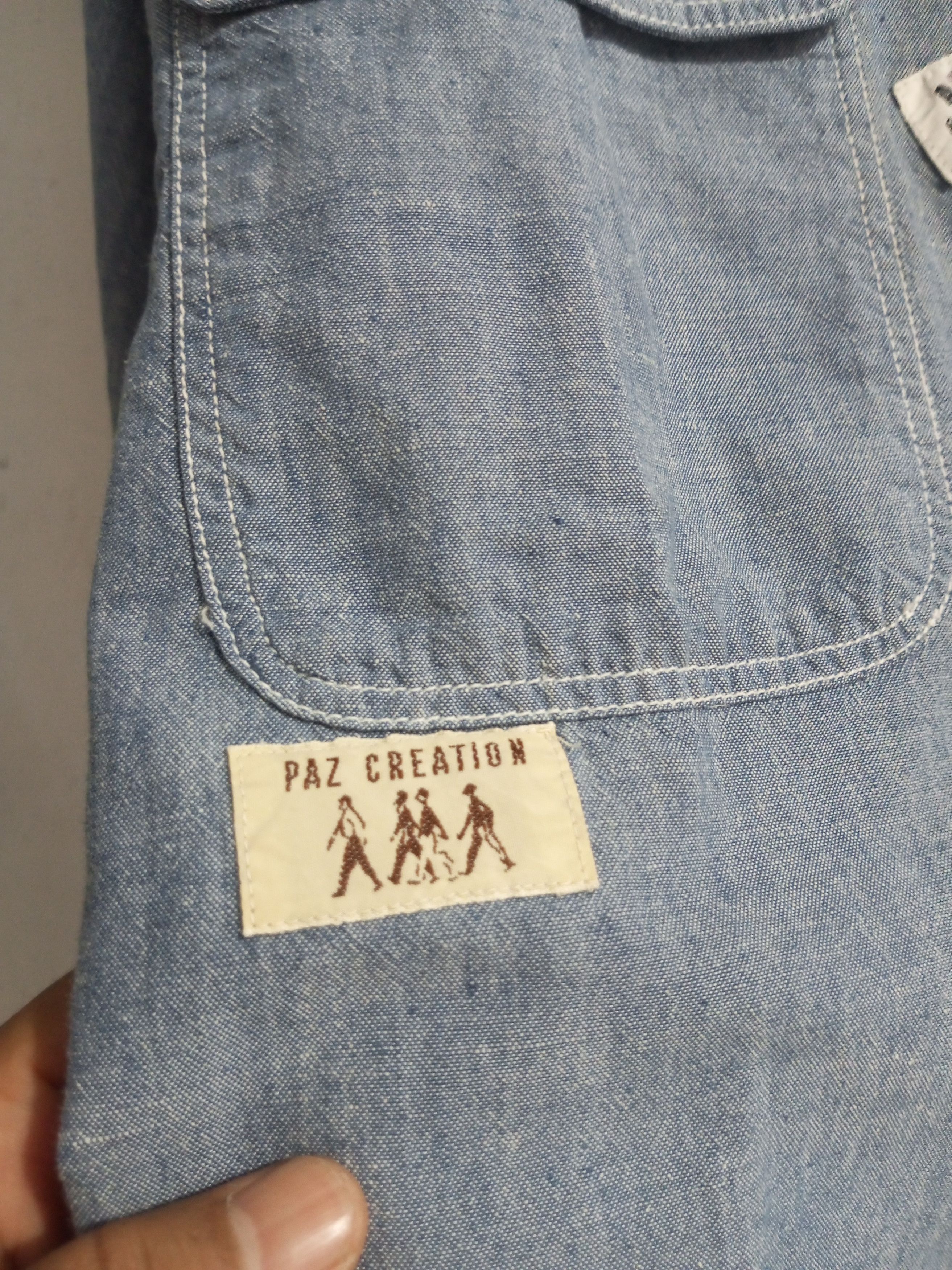 20471120 Vintage Paz creation patch work long sleeve button up Size US XL / EU 56 / 4 - 2 Thumbnail