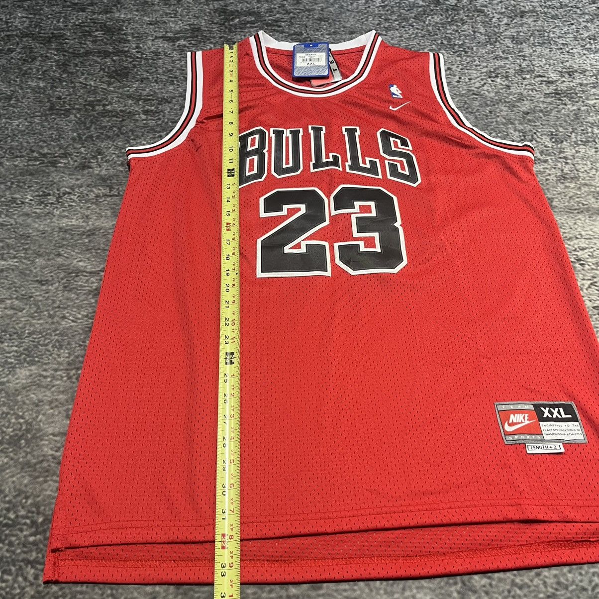Nike Vintage Michael Jordan Chicago Bulls Nike #23 Home Jersey Size US XXL / EU 58 / 5 - 12 Thumbnail