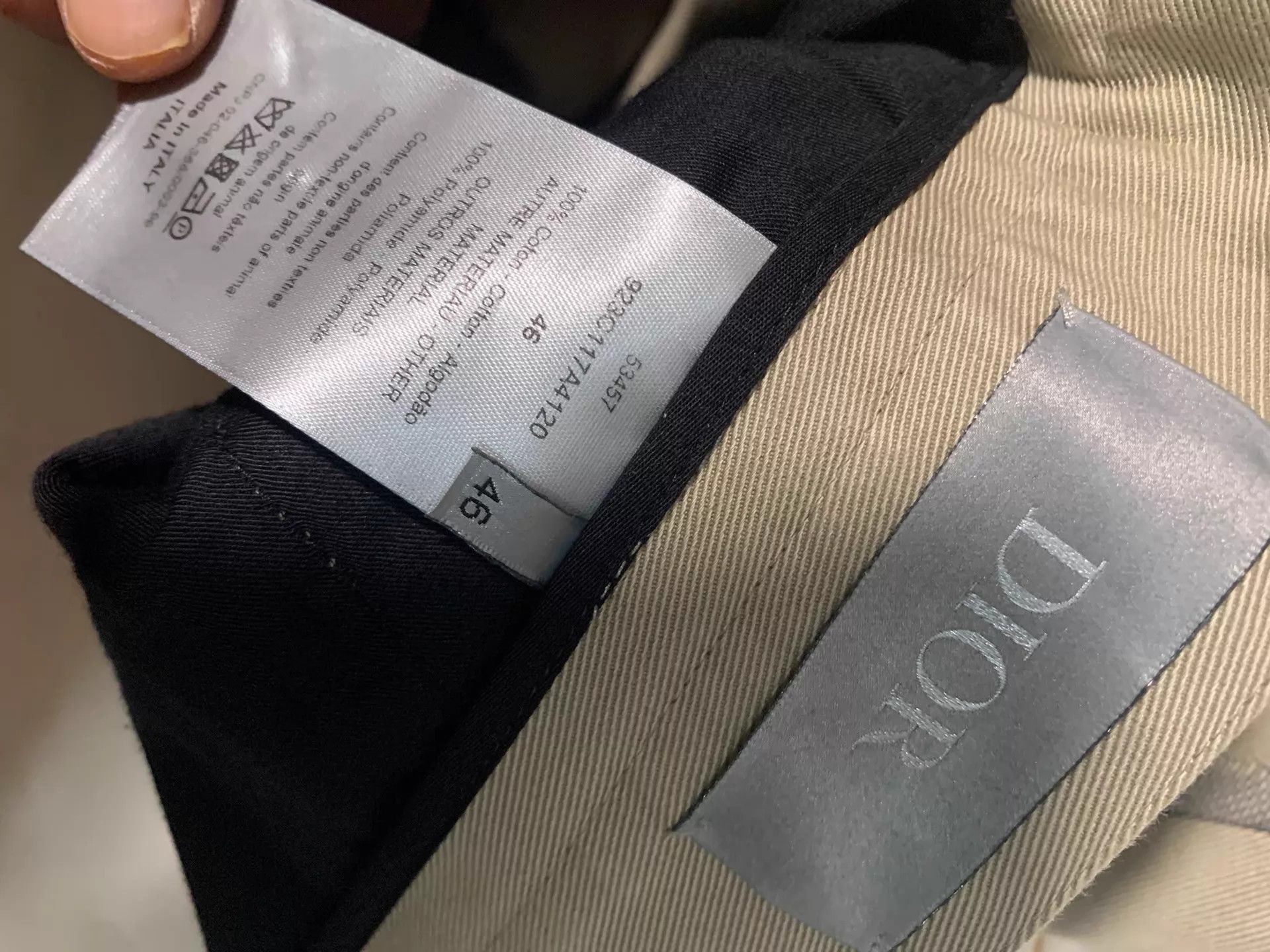 Dior Dior men khaki chinos straight fit 46 excellent Size US 30 / EU 46 - 6 Thumbnail