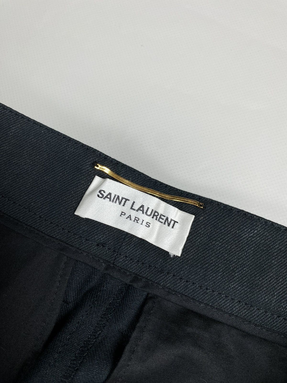 Hedi Slimane × Saint Laurent Paris BNWT! Saint Laurent ladies high rise straight fit jeans Size 28" / US 6 / IT 42 - 15 Thumbnail