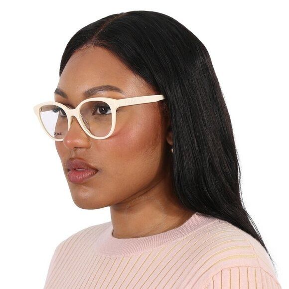 Fendi 🕶️ New Fendi FE50024I 025 Ivory Eyeglasses 52mm Size ONE SIZE - 3 Thumbnail
