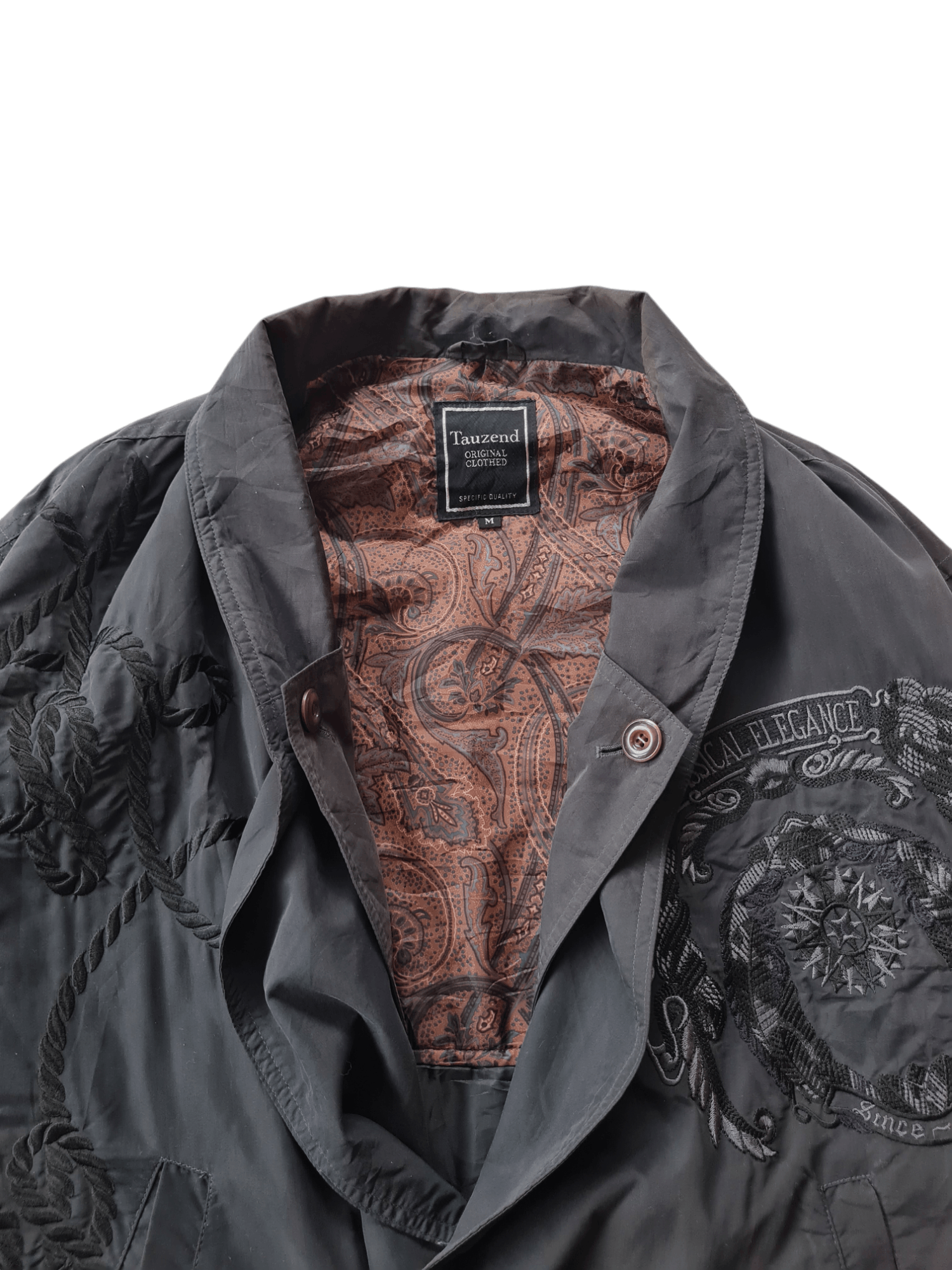 Japanese Brand × Vintage Tauzend Jacket Embroided Logo Bomber Style Size US M / EU 48-50 / 2 - 7 Thumbnail