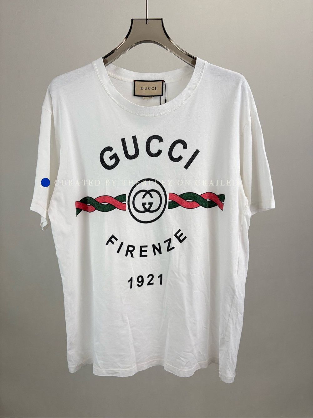 Gucci Firenze 1921 Graphic Tee in White Size US M / EU 48-50 / 2 - 1 Thumbnail