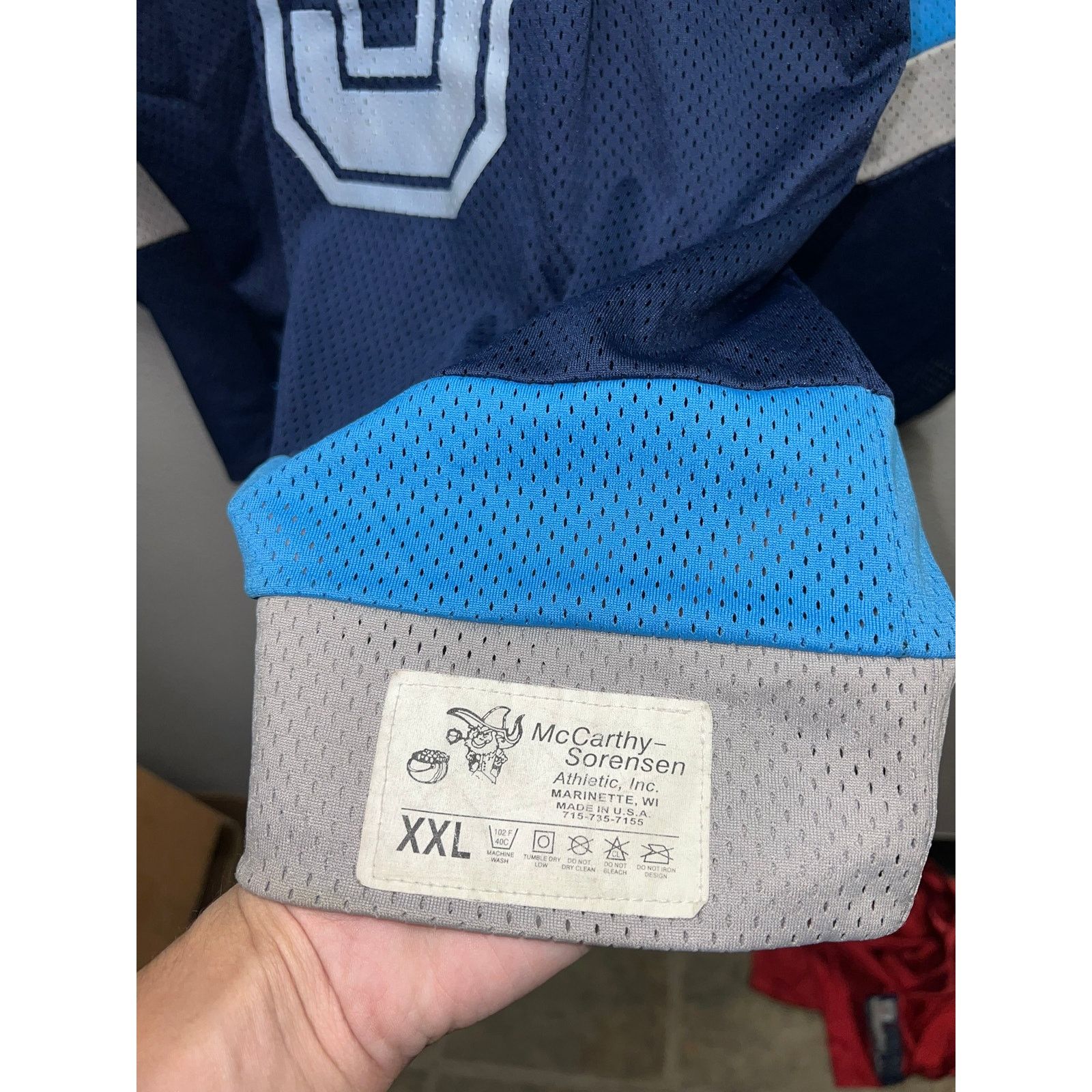 Vintage Vintage Skyhawks Deer Valley Jersey Blue Hockey VTG 2XL Size US XXL / EU 58 / 5 - 12 Thumbnail