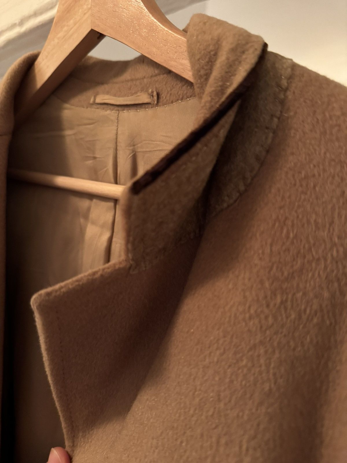 Jil Sander Jil Sander Camel Wool & Camel Hair Overcoat Size US L / EU 52-54 / 3 - 6 Thumbnail