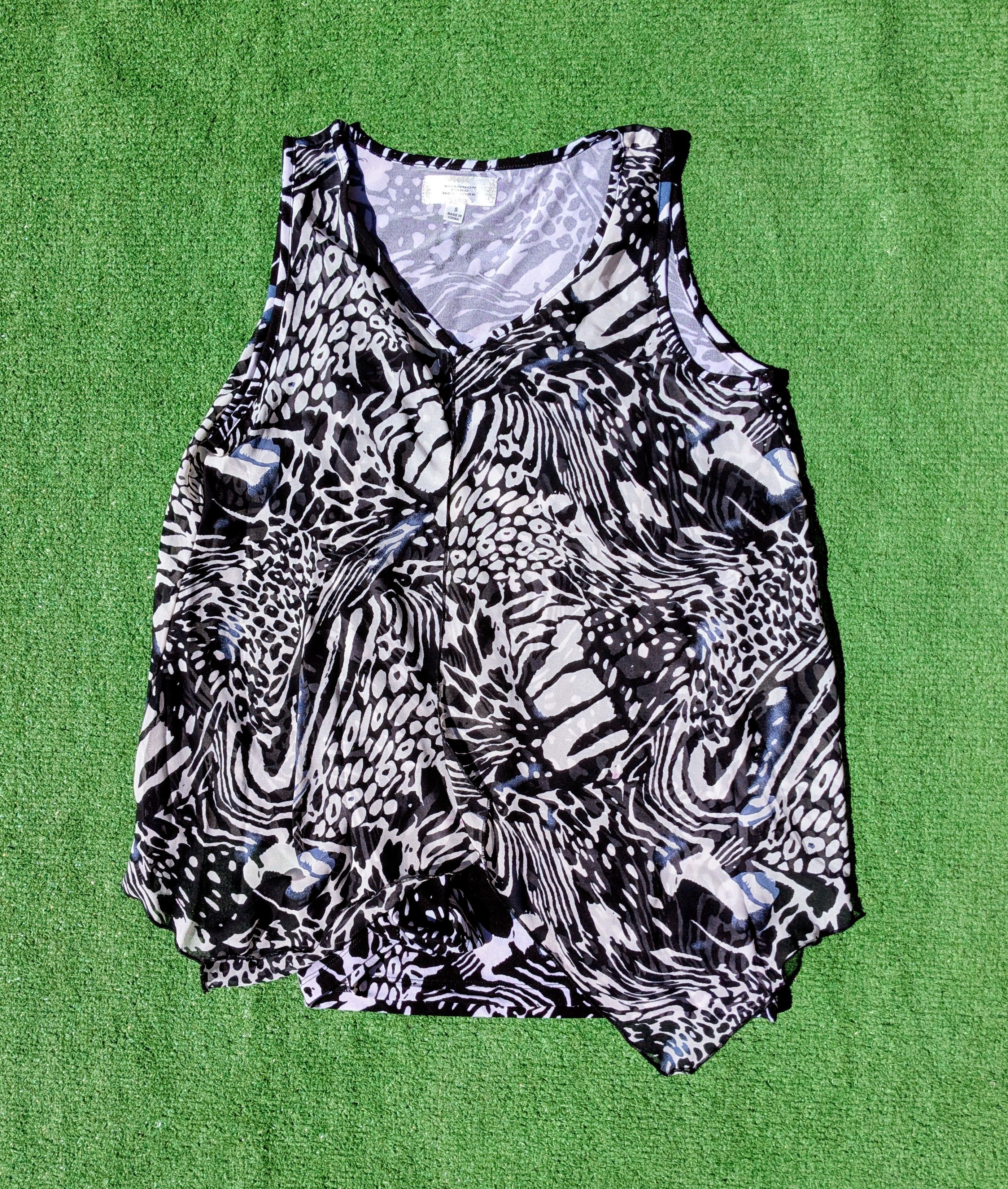 Other Shannon Ford NY Tunic Blouse Pullover Sleeveless Top Size S / US 4 / IT 40 - 5 Thumbnail