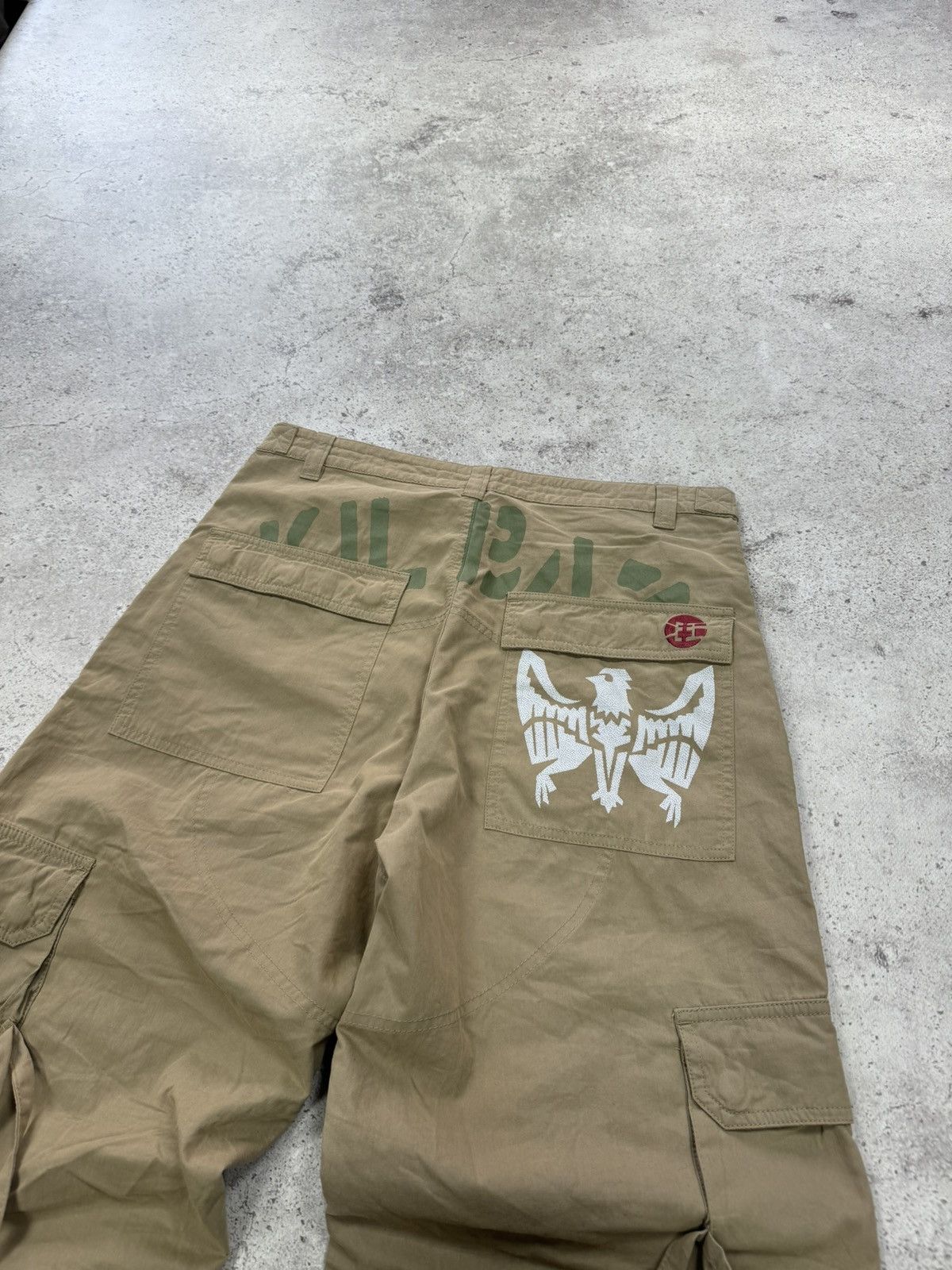 If Six Was Nine × Japanese Brand × Junya Watanabe Vintage Japanese Bandage Cargo Y2K Jeans Pants Size US 30 / EU 46 - 2 Thumbnail
