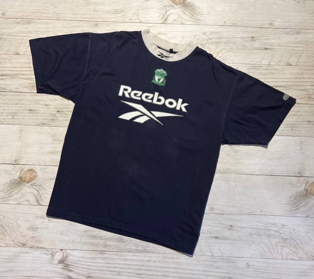 Vintage Reebok Liverpool 1999 2000 Training T-Shirt Soccer
