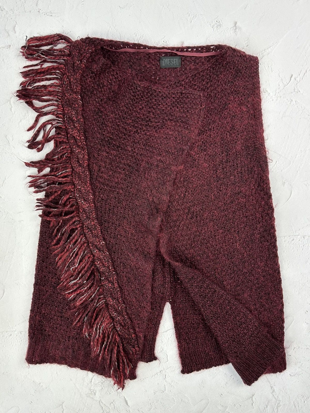Diesel × Vintage Vintage Diesel Mohair Poncho Sweater Size M / US 6-8 / IT 42-44 - 5 Thumbnail