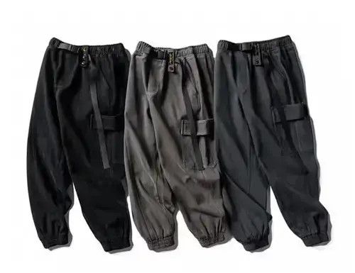 Japanese Brand 20AW Indigo Union Japan Black Worker Big Pocket Pants Size US 33 - 4 Thumbnail