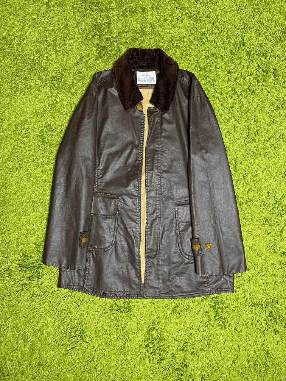 Vivienne Westwood Vivienne Westwood AW 97 Wax Leather Zip Jacket Vintage Y2K Size US XL / EU 56 / 4 - 2 Thumbnail