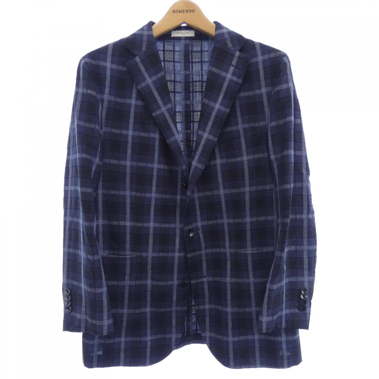 Other Boglioli Checked Wool Jacket Textile Outerwear DUTY FREE for USA