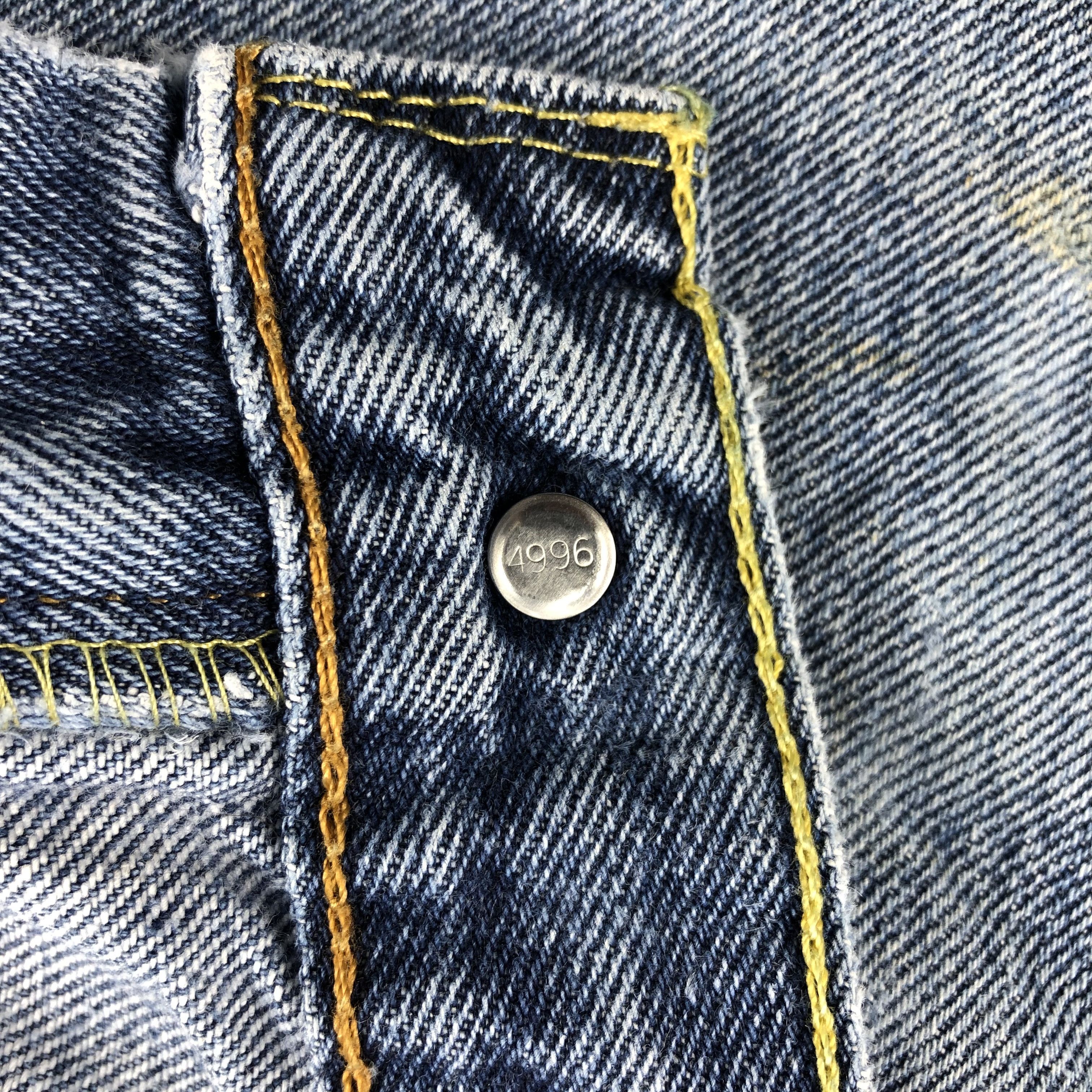 Levi's Vintage Distress Levis 505 Jeans-JM1122 Size US 34 / EU 50 - 9 Thumbnail