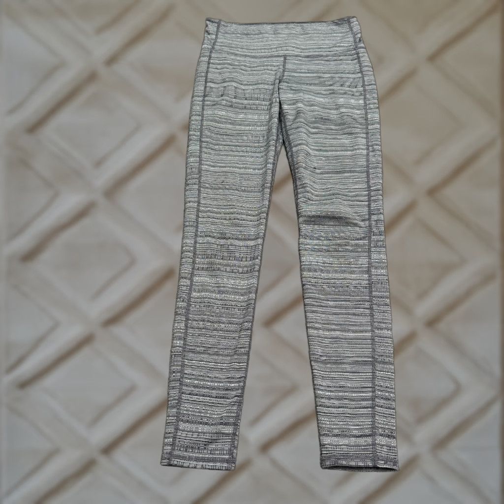 Athleta Athleta Leggings Womens Small Gray Geometric Active Yoga Compression Space Dye Size 28" / US 6 / IT 42 - 1 Thumbnail