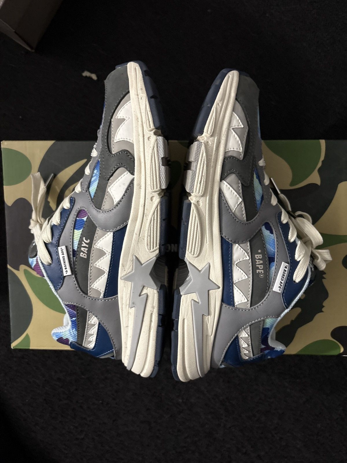 Bape BAPE x BAYC SHARK STA Size US 10 / EU 43 - 4 Thumbnail