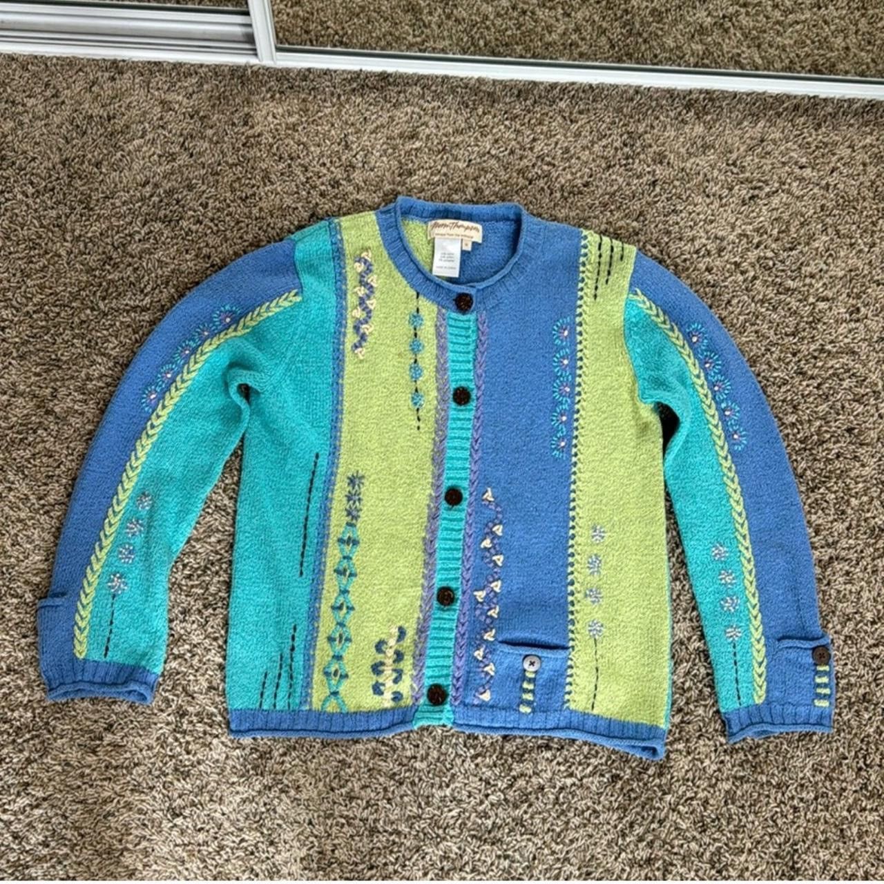 Vintage Adorable Button Down Sweater Size M / US 6-8 / IT 42-44 - 1 Thumbnail