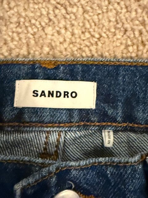 Sandro tie dye denim sandro straight fit Size US 30 / EU 46 - 4 Thumbnail
