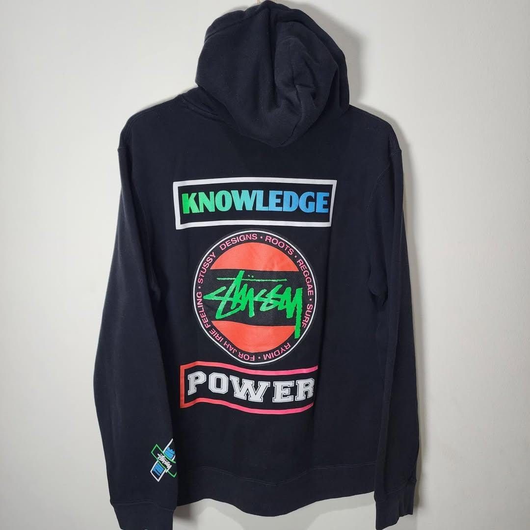 Stussy Hoodie old Stussy knowledge power Size US L / EU 52-54 / 3 - 1 Thumbnail