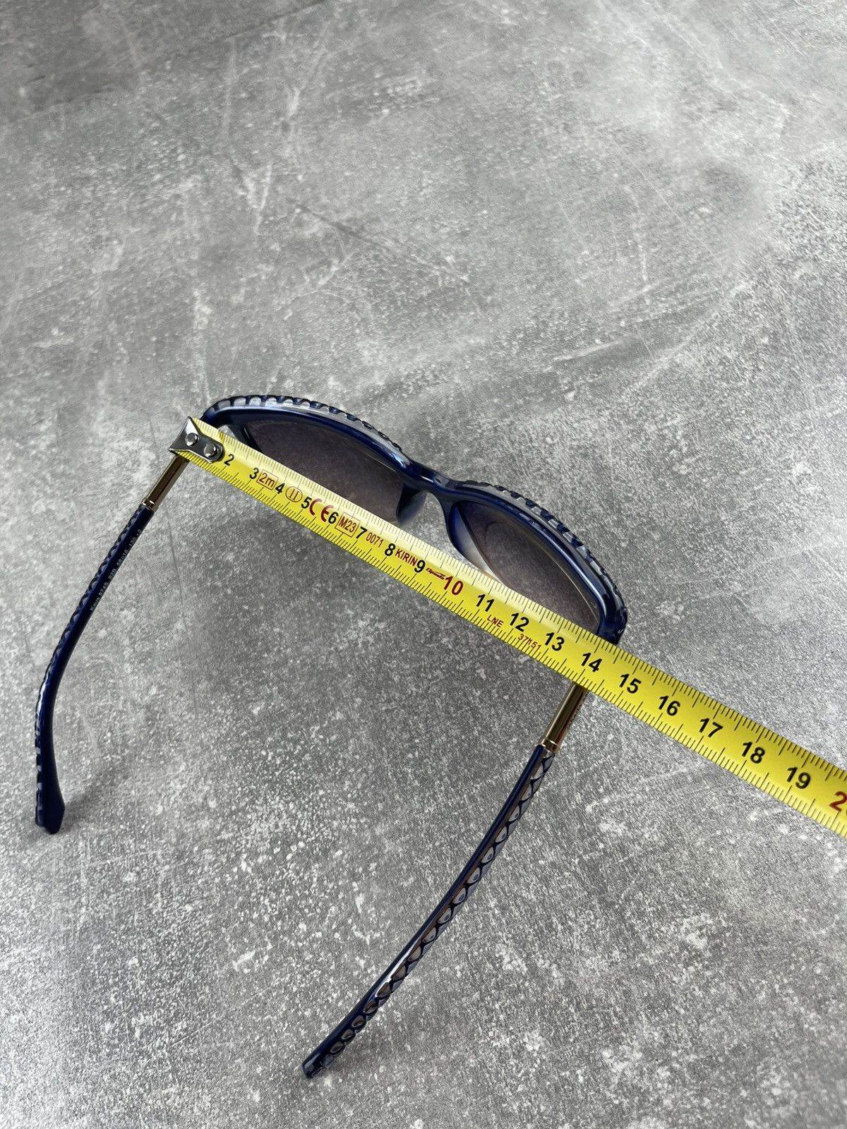 Roberto Cavalli Roberto Cavalli Xaus 874S 92B Blue Ombre Cat Eye Sunglasses Size ONE SIZE - 10 Thumbnail
