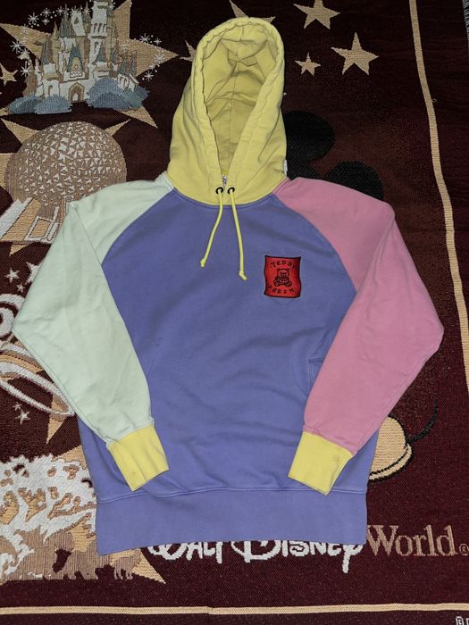 Teddy fresh colour block hoodie