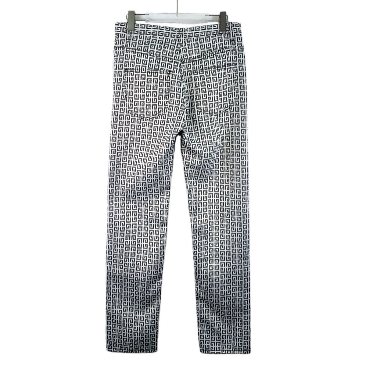 Givenchy Givenchy Spliced All-over Logo Print Casual Pants K26WX Size US 28 / EU 44 - 2 Thumbnail