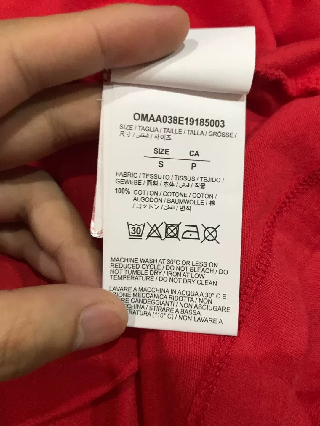 Off-White Off-White Unfinished Arrow 3M Reflective Tee Size US S / EU 44-46 / 1 - 5 Thumbnail
