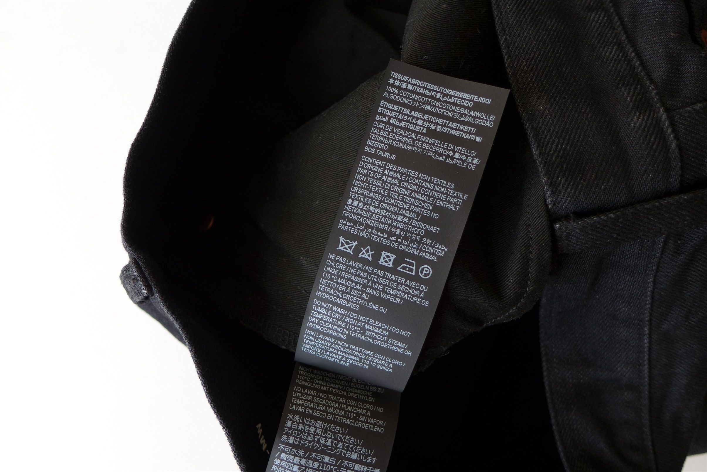 Saint Laurent Paris Saint Laurent D34 Mick Jeans - 17.75" Waist - Osaka Black Size US 32 / EU 48 - 18 Thumbnail
