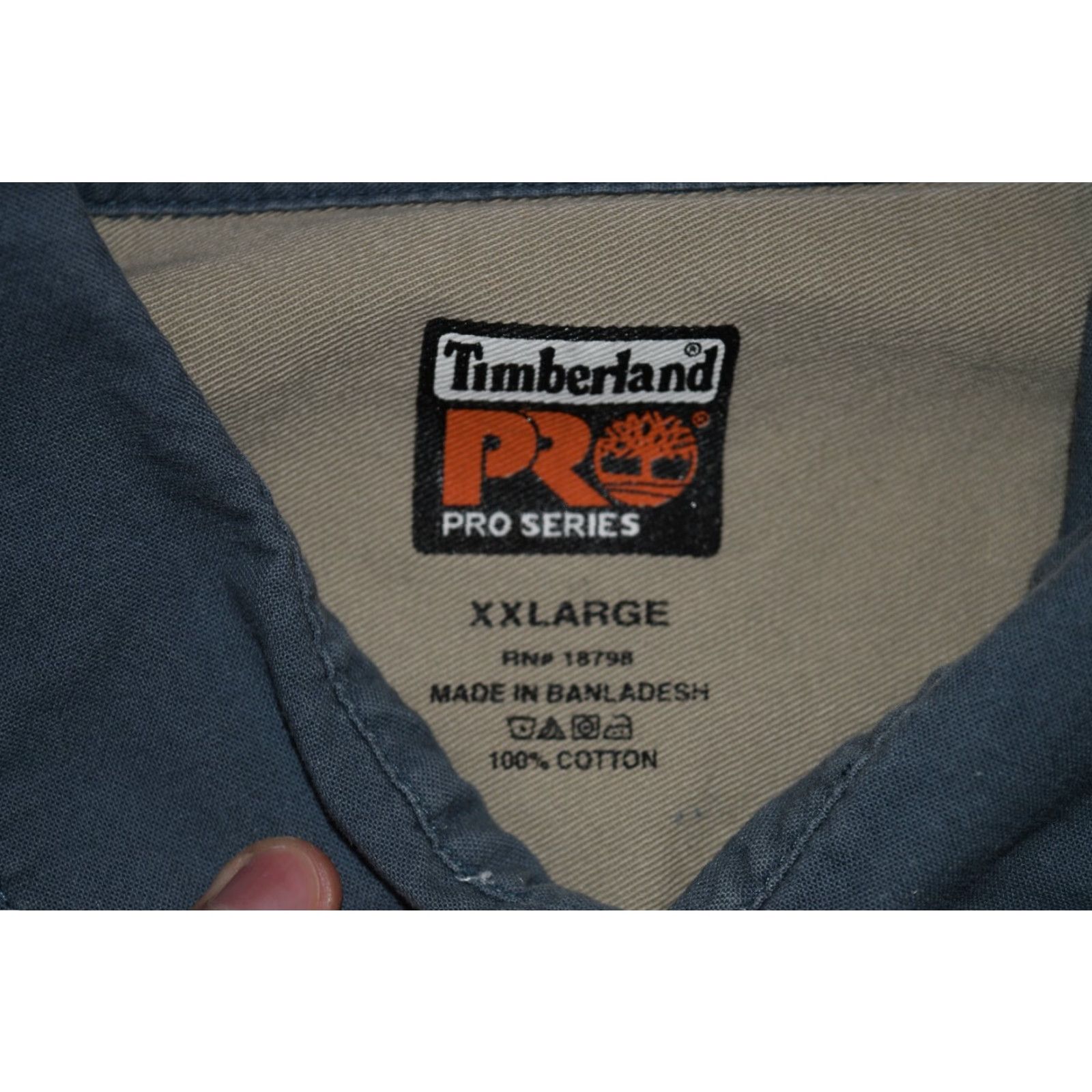 Timberland TIMBERLAND PRO SERIES BLUE LONG SLEEVE BUTTON SHIRT WORK OUTDOOR 2XL MENS Size US XXL / EU 58 / 5 - 6 Thumbnail