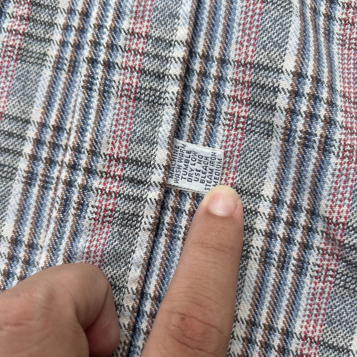 Polo Ralph Lauren × RRL Ralph Lauren × Vintage Vintage 80's Ralph Lauren cotton woven plaid flannel shirt Size US M / EU 48-50 / 2 - 8 Thumbnail
