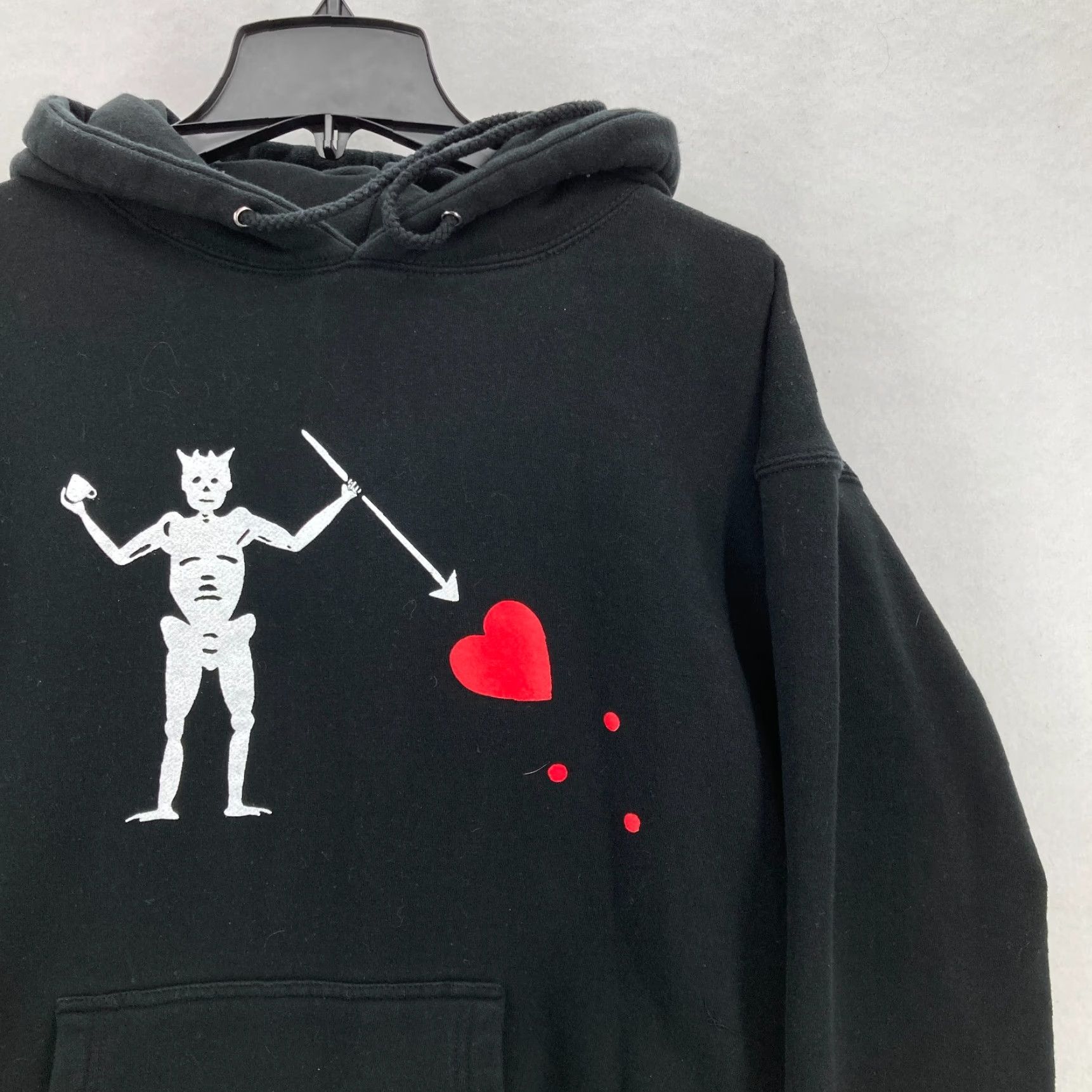 Vintage Black Rifle Coffee Hoodie Mens Large Black Pullover Blackbeards Delight Skeleton Size US L / EU 52-54 / 3 - 3 Thumbnail